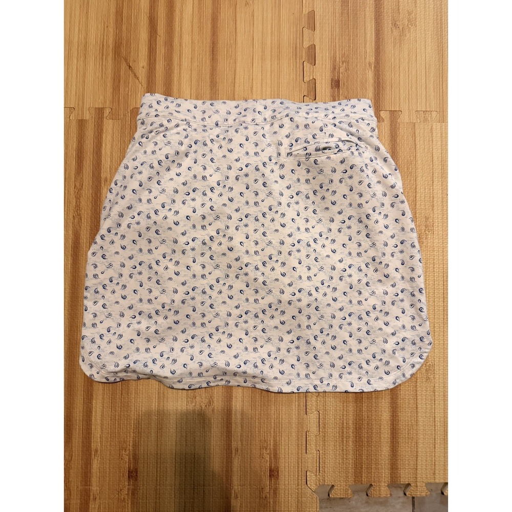 Peter Millar Women's Alice Tossed Paisley Petal Hem Skort Golf Skirt Size M